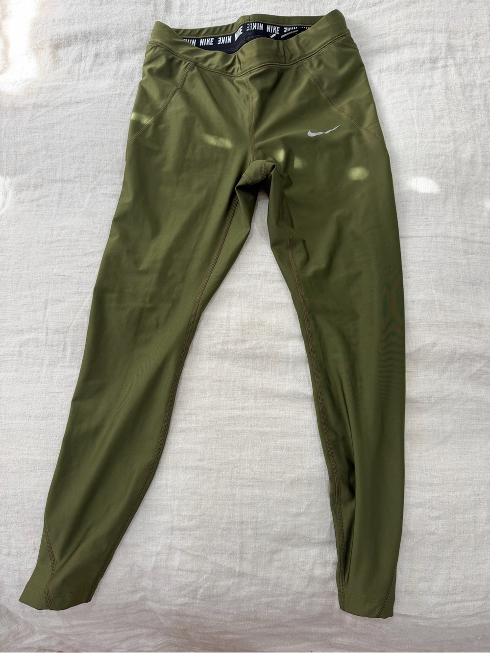 Nike Olive Green Dri-FIT Leggings